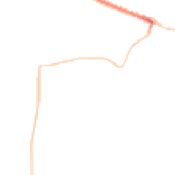 Night-time road noise heatmap for TS13 4QL