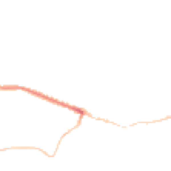Night-time road noise heatmap for TS13 4XA