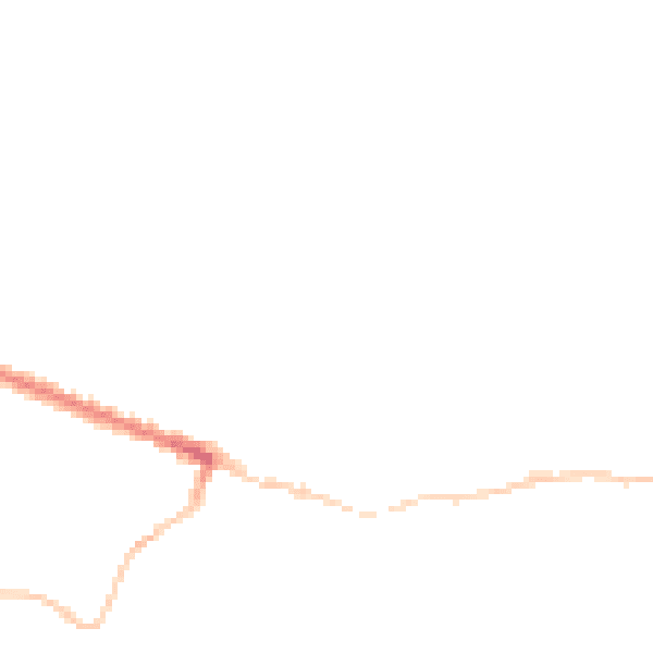 Night-time road noise heatmap for TS13 4XP