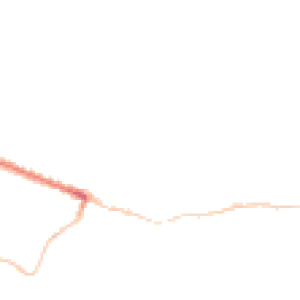 Night-time road noise heatmap for TS13 4XS