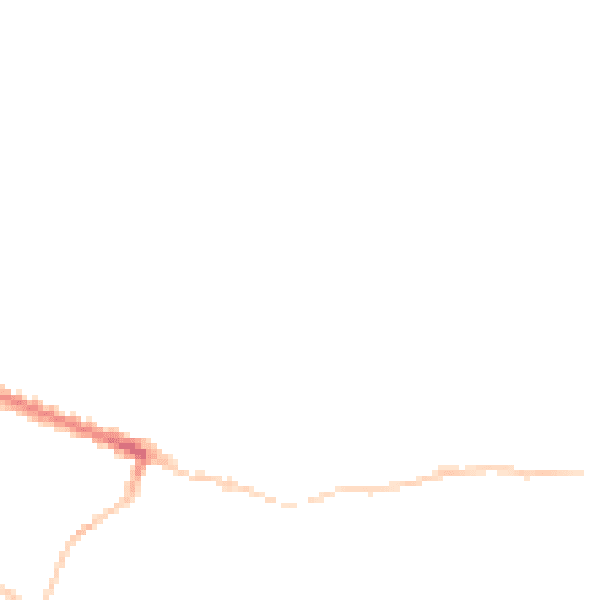 Night-time road noise heatmap for TS13 4XT