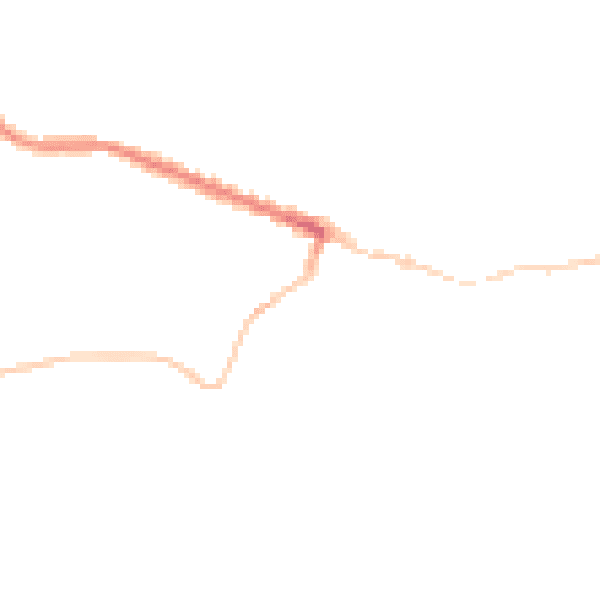 Night-time road noise heatmap for TS13 4YD