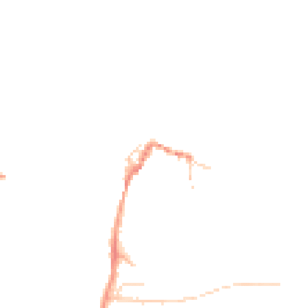 Daytime road noise heatmap for TS13 5DL