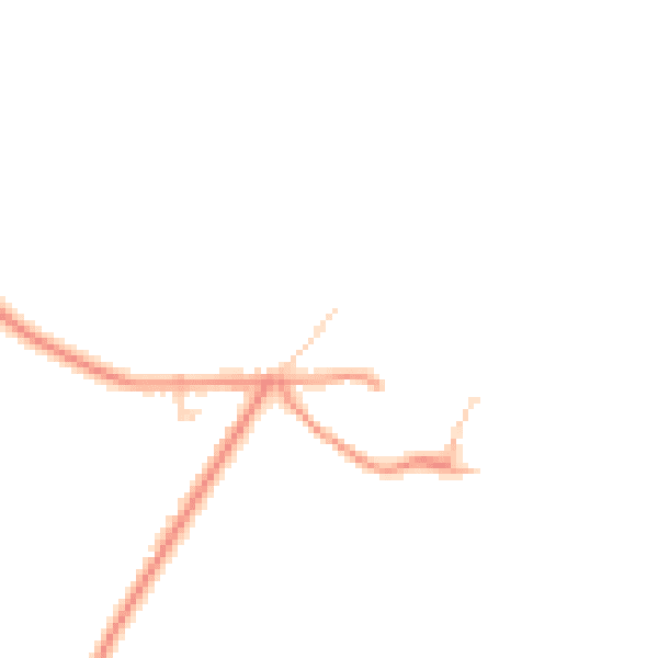 Daytime road noise heatmap for TS13 5JQ