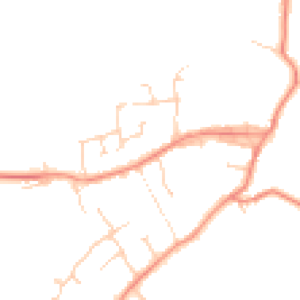 Daytime road noise heatmap for TS15 0DJ