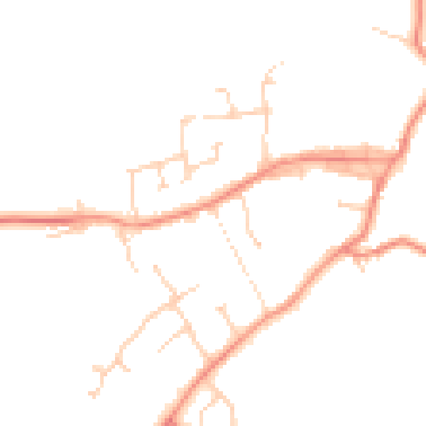 Daytime road noise heatmap for TS15 0EG