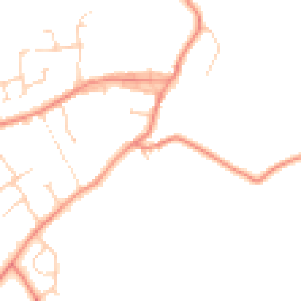 Daytime road noise heatmap for TS15 0EP