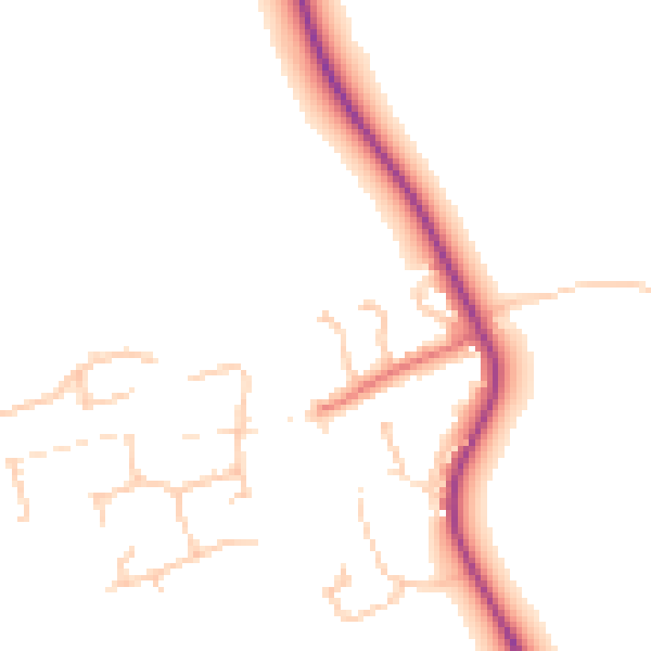 Daytime road noise heatmap for TS15 9GN
