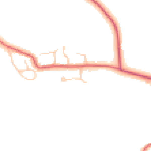 Daytime road noise heatmap for TS15 9JZ
