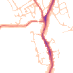 Daytime road noise heatmap for TS15 9NY