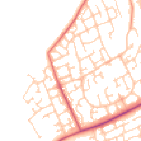 Daytime road noise heatmap for TS15 9TB