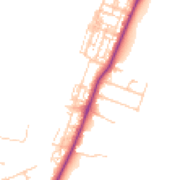 Daytime road noise heatmap for TS16 0BX