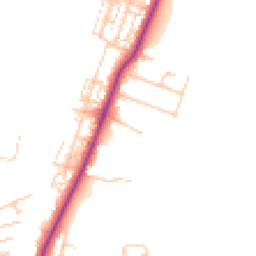 Daytime road noise heatmap for TS16 9AS
