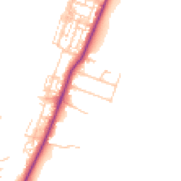 Daytime road noise heatmap for TS16 9AU