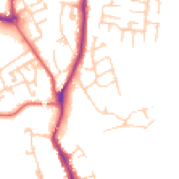 Daytime road noise heatmap for TS16 9BT