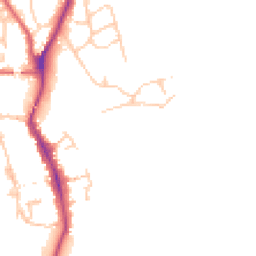 Daytime road noise heatmap for TS16 9DH