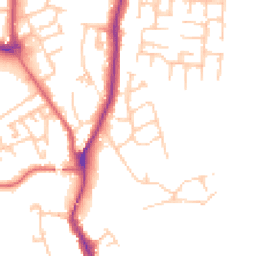 Daytime road noise heatmap for TS16 9DJ