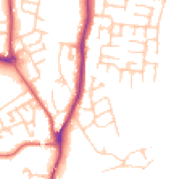 Daytime road noise heatmap for TS16 9DW