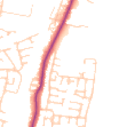 Daytime road noise heatmap for TS16 9EL