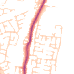Daytime road noise heatmap for TS16 9HP