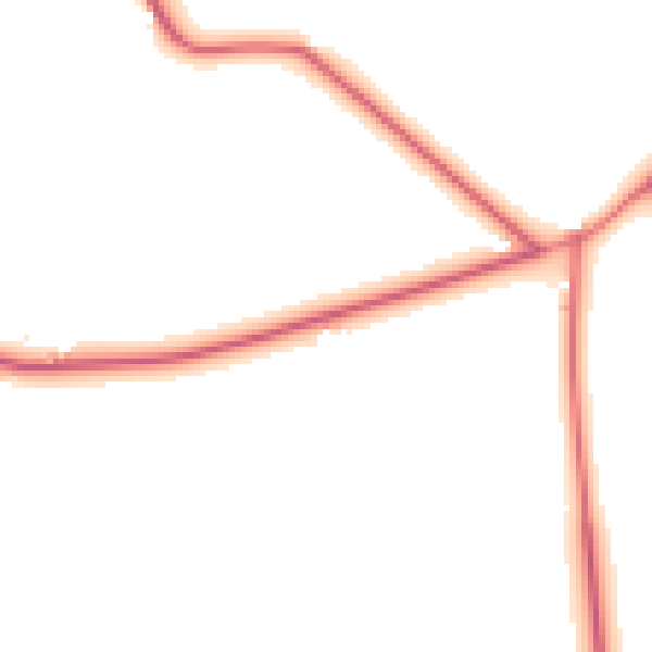 Daytime road noise heatmap for TS21 1BE