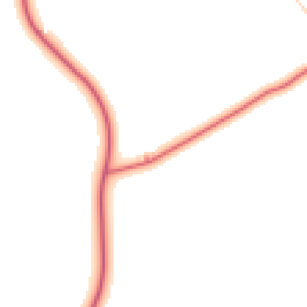 Daytime road noise heatmap for TS21 1HW