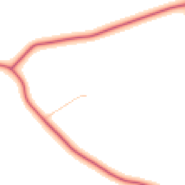 Daytime road noise heatmap for TS21 1LY