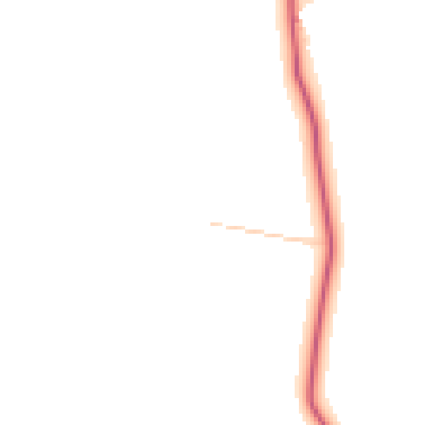 Daytime road noise heatmap for TS21 1ND