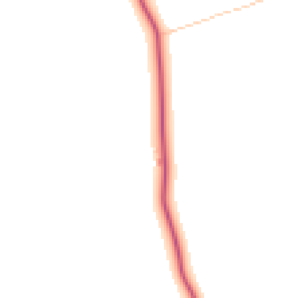 Daytime road noise heatmap for TS21 1NQ