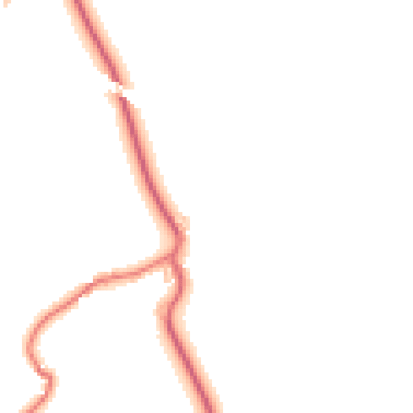 Daytime road noise heatmap for TS21 1PU