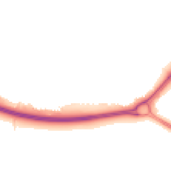 Night-time road noise heatmap for TS21 2BQ