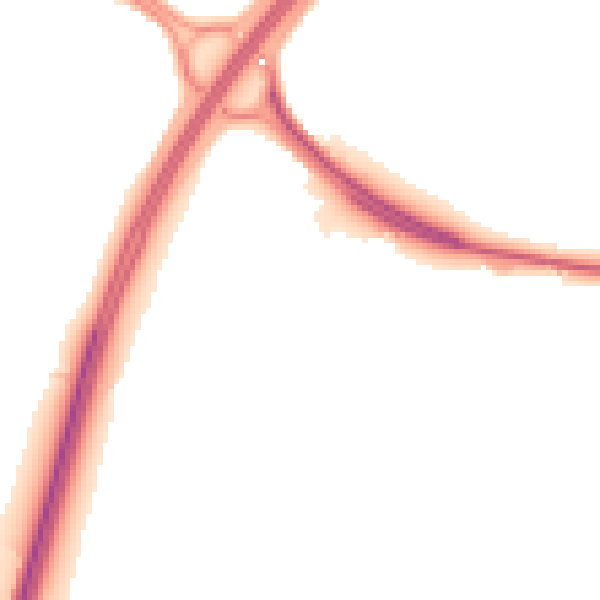 Night-time road noise heatmap for TS21 2ET