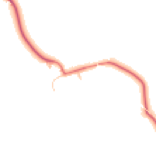 Daytime road noise heatmap for TS21 2EZ