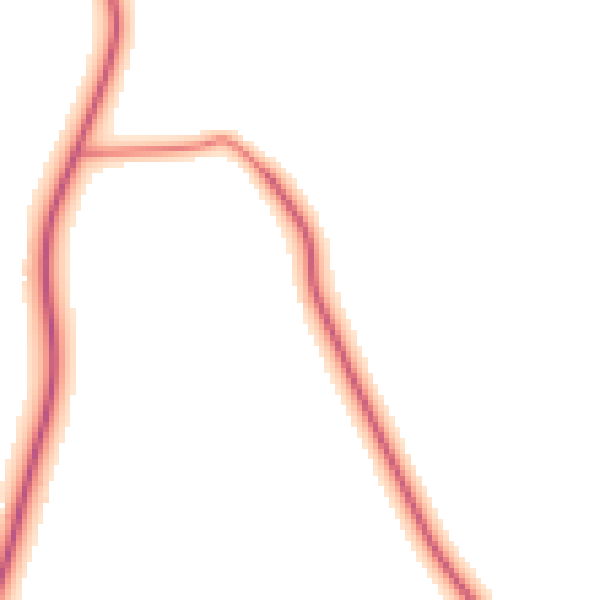 Daytime road noise heatmap for TS21 2HE