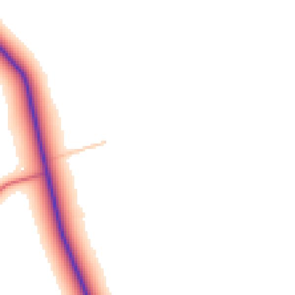 Daytime road noise heatmap for TS21 3HY
