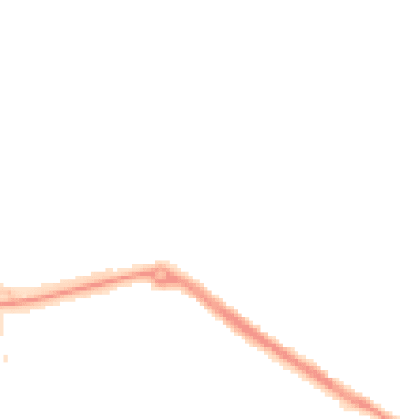 Night-time road noise heatmap for TS24 0AG