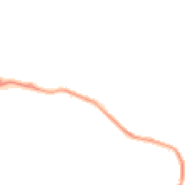 Night-time road noise heatmap for TS24 0EH