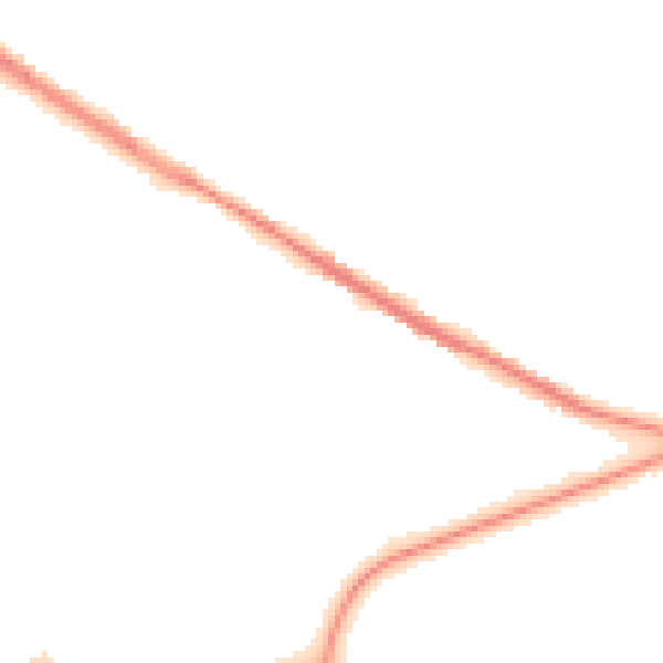 Night-time road noise heatmap for TS24 0UL
