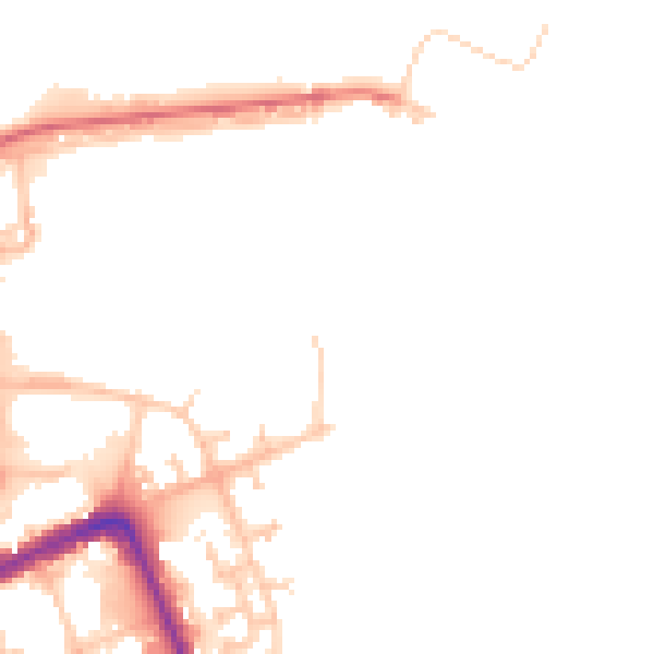 Daytime road noise heatmap for TS24 0YD