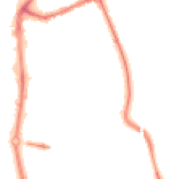 Night-time road noise heatmap for TS24 7JH