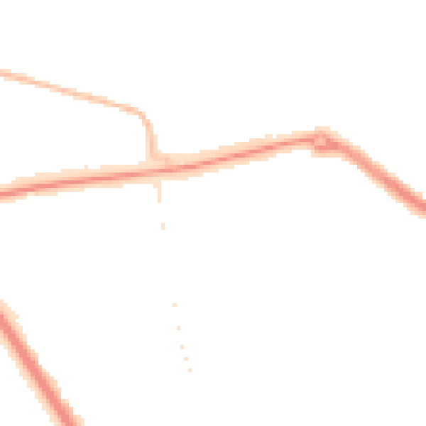 Night-time road noise heatmap for TS24 9JH