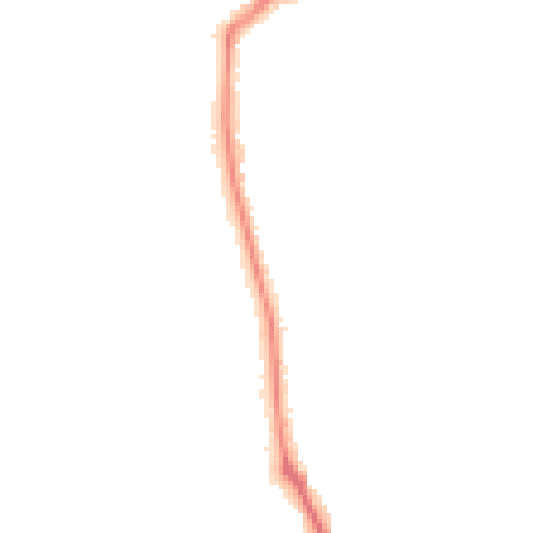 Night-time road noise heatmap for TS4 2BF