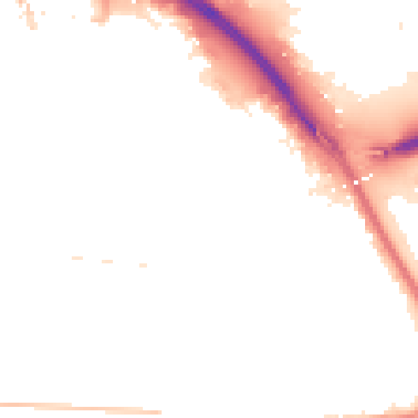 Night-time road noise heatmap for TS4 2EN