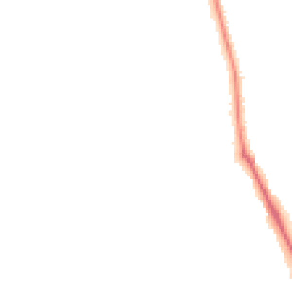 Night-time road noise heatmap for TS4 2TA