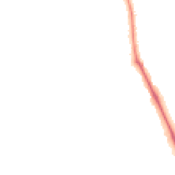 Night-time road noise heatmap for TS4 2XB