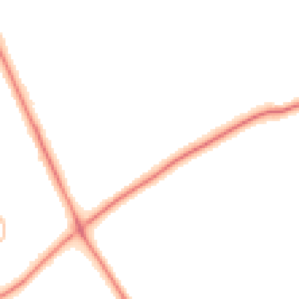 Night-time road noise heatmap for TS4 3AE