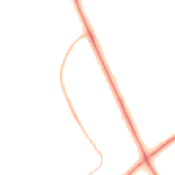 Night-time road noise heatmap for TS4 3NE