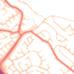Daytime road noise heatmap for TS7 0AG