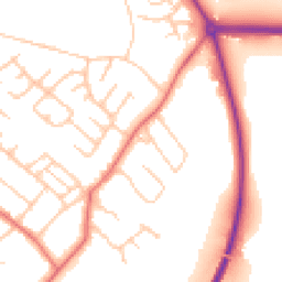 Daytime road noise heatmap for TS7 0AT