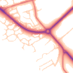 Daytime road noise heatmap for TS7 0AY